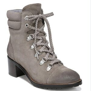 Sam Edelman Manchester Tie Lace Up Women’s Ankle Boots Dark Tan Taupe Size 9M